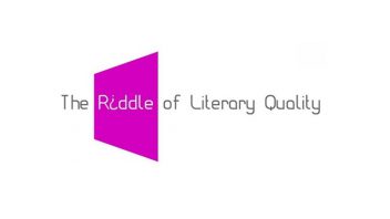 The Riddle of Literary Quality bij het Letterenfonds