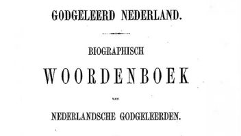 Theology of the Netherlands. Biographical dictionary of Dutch Theologians