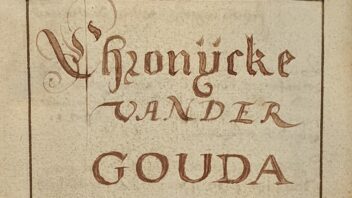 Description of the city of Gouda by Adriaen Vereyck